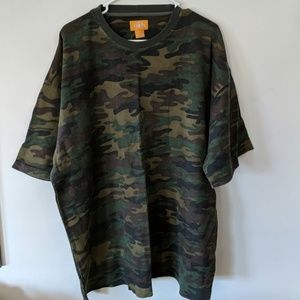 P J Mark Camouflage Cotton Sweater Sz 2XL
